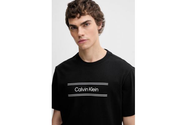 Ανδρικό T-shirt Μαύρο Calvin Klein LV04LG813G-UB1