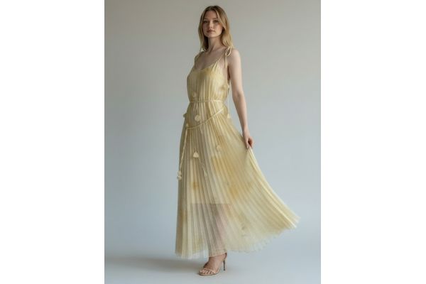 Γυναικείο Φόρεμα Κίτρινο Emporio Co. MF-104