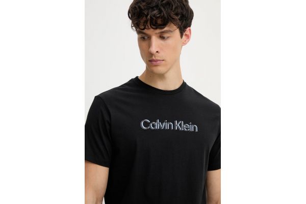 Ανδρικό T-shirt Μαύρο Calvin Klein LV04LG809G-UB1