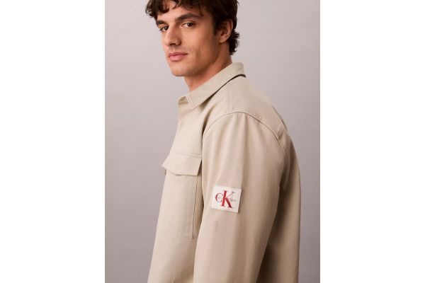 Ανδρικό Overshirt Μπεζ Calvin Klein LV04RG121G-NSU