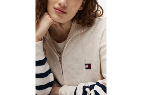 Γυναικείο Πουλόβερ Λευκό Tommy Jeans DW0DW22928-YBH