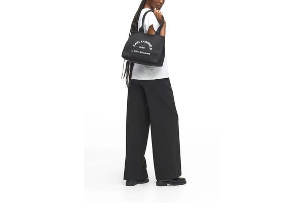 Γυναικεία Trapeze Tote Τσάντα Μαύρη Karl Lagerfeld B1W50010-999 Black