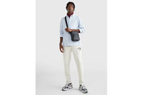 Ανδρική Mini Reporter Τσάντα Μαύρη Tommy Hilfiger AM0AM09504-BDS