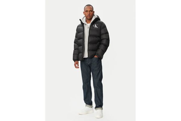 Ανδρικό Μπουφάν Μαύρο Calvin Klein LV04RG513G-UB1