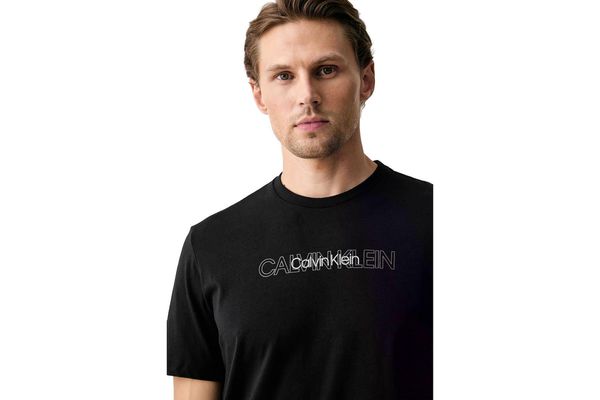 Ανδρικό T-shirt Μαύρο Calvin Klein LV04LH802G-UB1