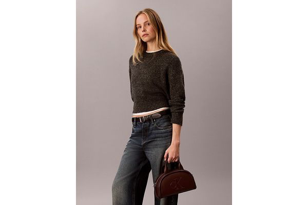Γυναικεία Bold CK Τσάντα Χιαστί Μπορντό Calvin Klein LV04F3895G-BAP