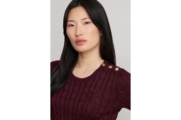 Γυναικείο Πουλόβερ Μπορντό Ralph Lauren 200P14039503-RED