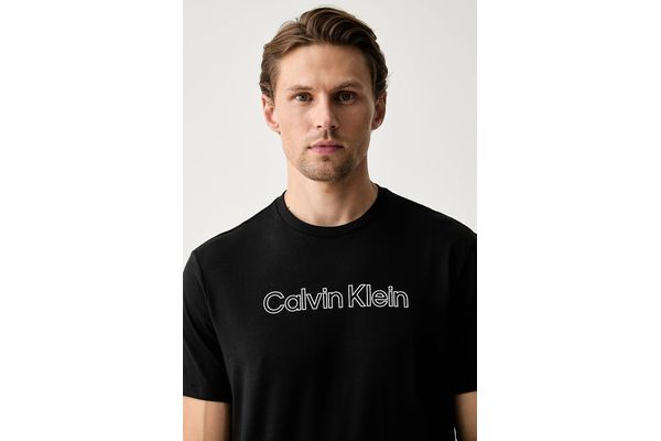Ανδρικό T-shirt Μαύρο Calvin Klein LV04LH800G-UB1