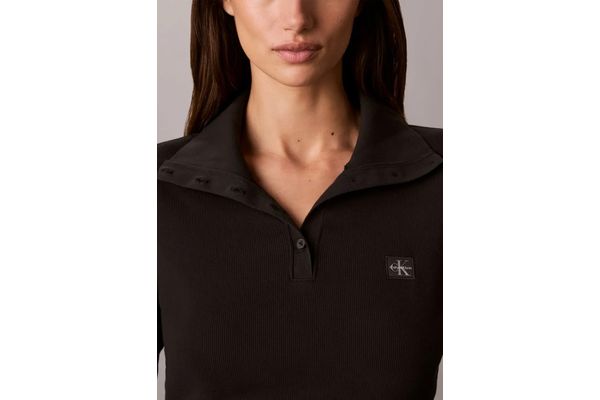 Γυναικείο Μακρυμάνικο Top Μαύρο Calvin Klein LV047H203G-UB1
