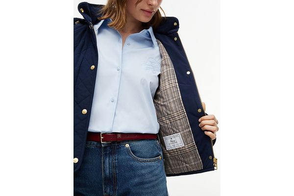 Γυναικείο Μπουφάν Navy Μπλε Tommy Hilfiger WW0WW51512-C1G