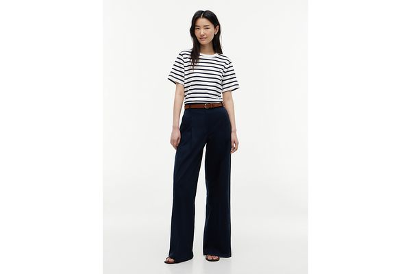 Γυναικείο Παντελόνι Navy Μπλε Tommy Hilfiger WW0WW50135-C1G