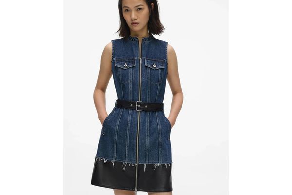 Γυναικείο Αμάνικο Τζιν Φόρεμα Μπλε Karl Lagerfeld Jeans B3W13007-2AT Blue