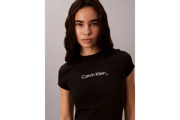 Γυναικείο T-shirt Μαύρο Calvin Klein LV047H835G-UB1