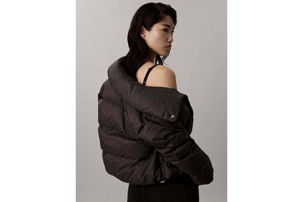Γυναικείο Μπουφάν Μαύρο Calvin Klein LV047H521G-UB1