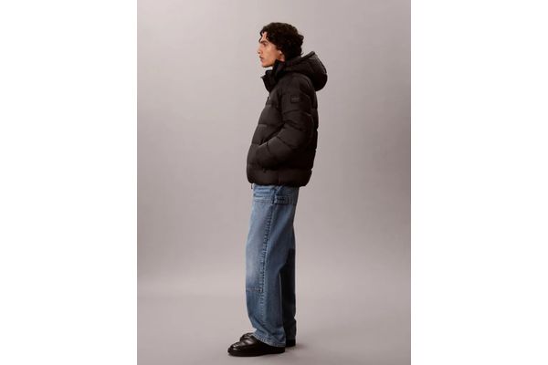 Ανδρικό Μπουφάν Μαύρο Calvin Klein LV04RG515G-UB1