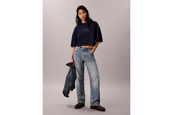 Γυναικείο T-shirt Navy Μπλε Calvin Klein LV047H820G-VU5