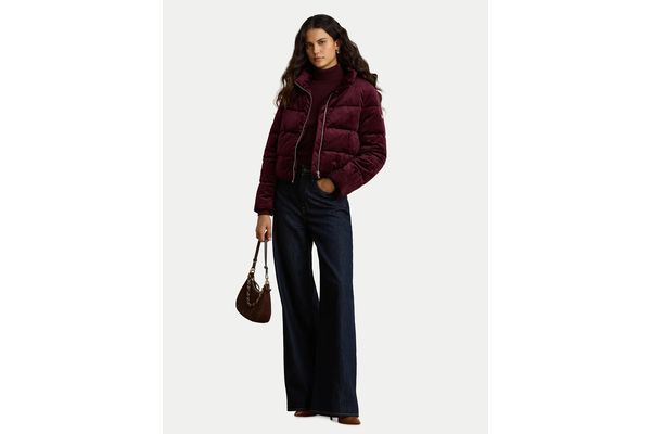 Γυναικείο Μπουφάν Μπορντό Ralph Lauren 297P23453002-RED
