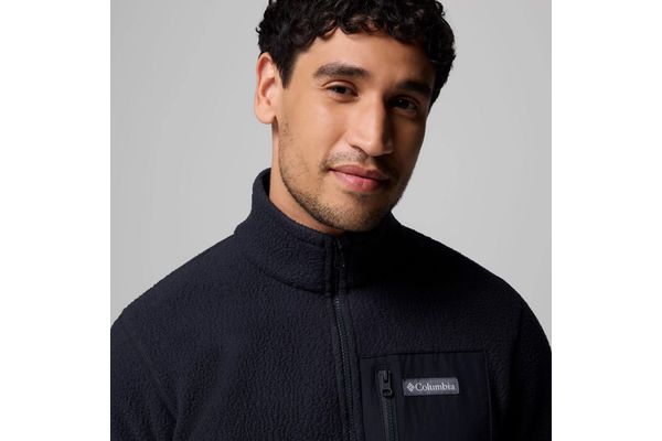 Ανδρική Jasper Ridge Pebbled Fleece Ζακέτα Μαύρη Columbia 2142421-010