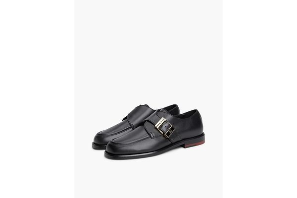 Ανδρικά Δερμάτινα Loafers Μαύρα Tommy Hilfiger FW0FW09536-BDS