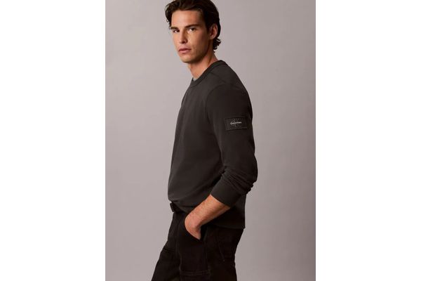Ανδρικό Φούτερ Μαύρο Calvin Klein LV04RJ200G-8MN