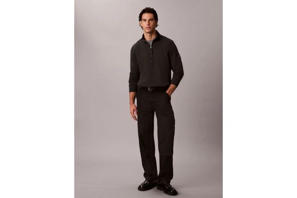 Ανδρικό Φούτερ Μαύρο Calvin Klein LV04RJ203G-8MN
