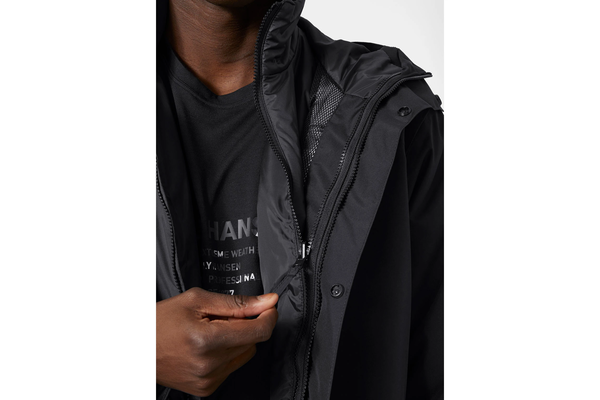 Ανδρικό Juell 3-In-1 Μπουφάν Μαύρο Helly Hansen 53679-BLACK