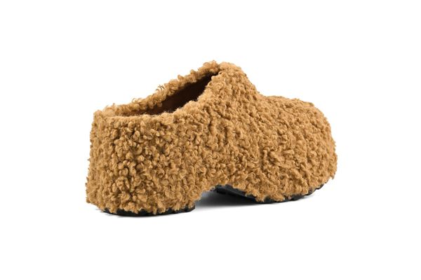 Γυναικεία Teddy Fur Clog Ταμπά Colors Of California HC SIERRA02-TAN