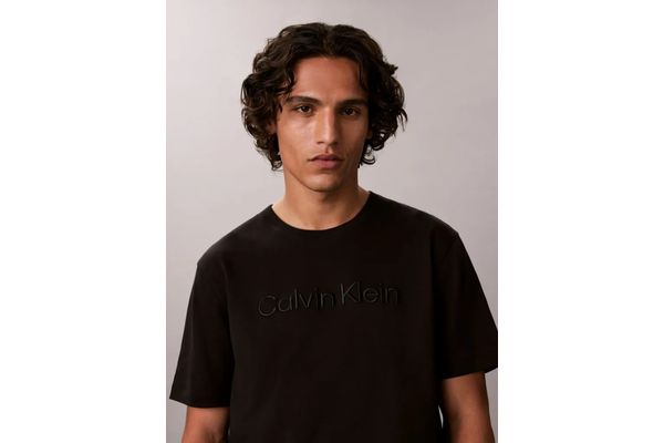 Ανδρικό T-shirt Μαύρο Calvin Klein LV04LH804G-UB1