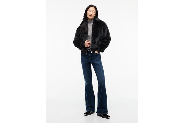 Γυναικεία Faux Γούνα Μαύρη Tommy Jeans DW0DW23422-BDS