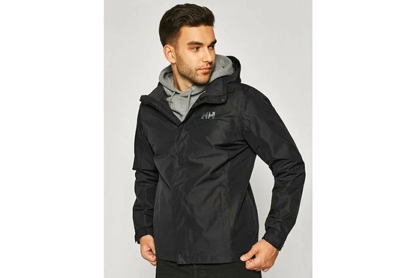 Ανδρικό Dubliner Αδιάβροχο Μπουφάν Μαύρο Helly Hansen 62643-BLACK