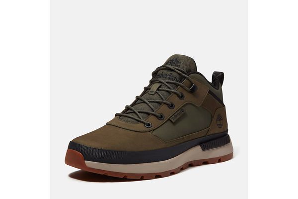 Ανδρικά Δερμάτινα Field Trekker Sneakers Χακί Timberland TB0A6DKN-EO6