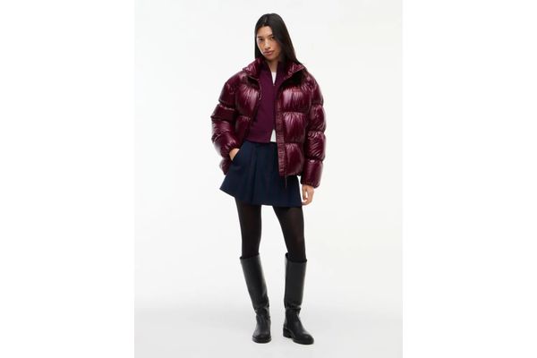 Γυναικείο Μπουφάν Βυσσινί Tommy Jeans DW0DW23423-V11