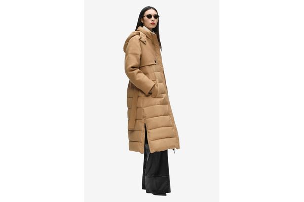 Γυναικείο Μπουφάν Καμηλό Karl Lagerfeld B4W15003-1LG Nougat