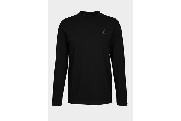 Ανδρικό Μακρυμάνικο T-shirt Μαύρο Karl Lagerfeld 755048 564235-990