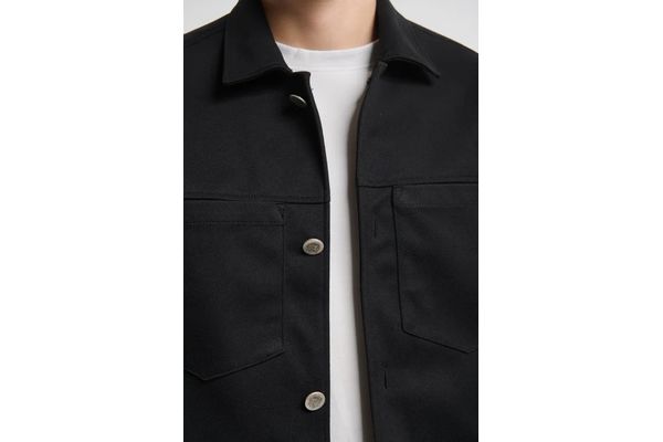 Ανδρικό Overshirt Μαύρο Royal Denim Santo5166-Black