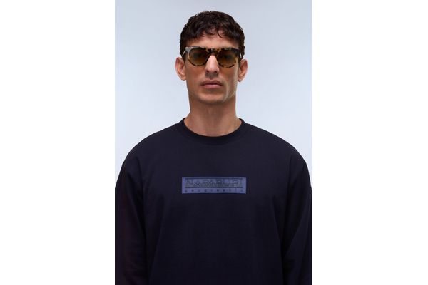 Ανδρικό S-Box Logo Μακρυμάνικο T-shirt Navy Μπλε Napapijri NP0A8BC5-1761