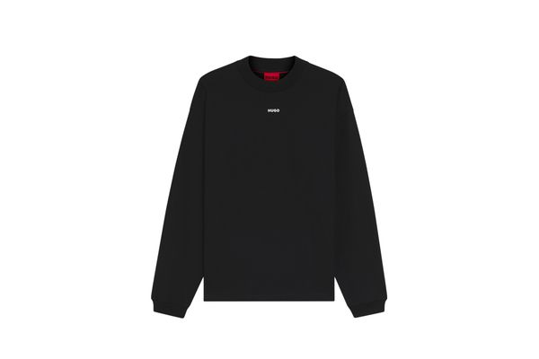 Ανδρικό Μακρυμάνικο Daposo T-Shirt Μαύρο HUGO 50511029-001