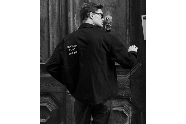Ανδρικό KLJ X Pietro Terzini Τζιν Overshirt Μαύρο Karl Lagerfeld Jeans B4M16003-999 Black
