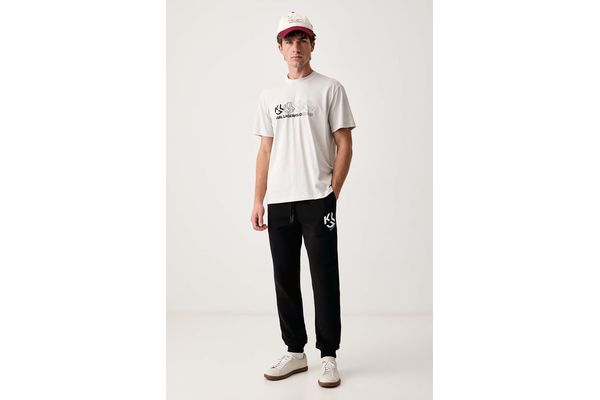 Ανδρική Monogram Φόρμα Μαύρη Karl Lagerfeld Jeans B3M10013-999 Black