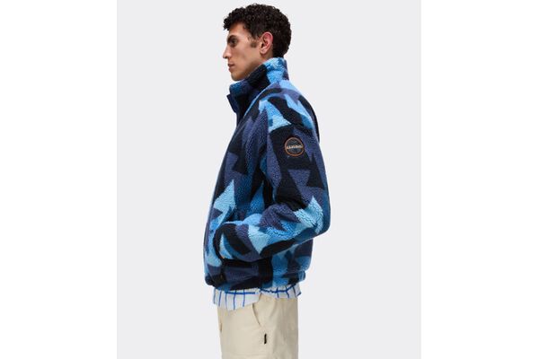 Ανδρική T-Fleece Ζακέτα Μπλε Napapijri NP0A8AO4-FXJ1