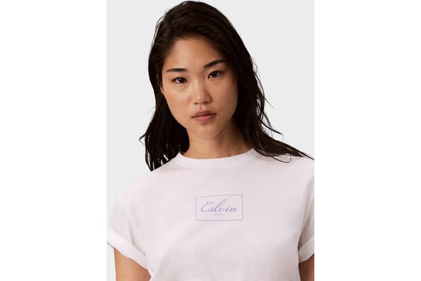 Γυναικείο T-shirt Λευκό Calvin Klein LV047H811G-YAF