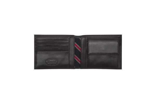 Ανδρικό Δερμάτινο Eton Πορτοφόλι Μαύρο Tommy Hilfiger AM0AM00651-002