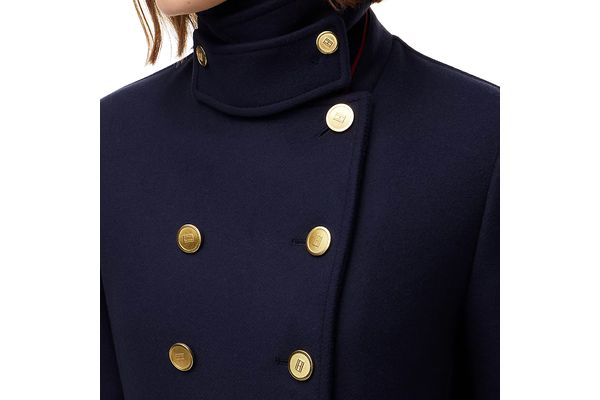 Γυναικείο Παλτό Navy Μπλε Tommy Hilfiger WW0WW51554-C1G