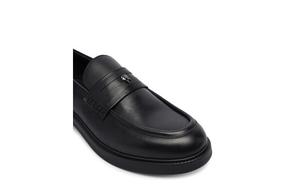 Ανδρικά Δερμάτινα Kai Loafers Μαύρα Karl Lagerfeld KL12816-000 Black