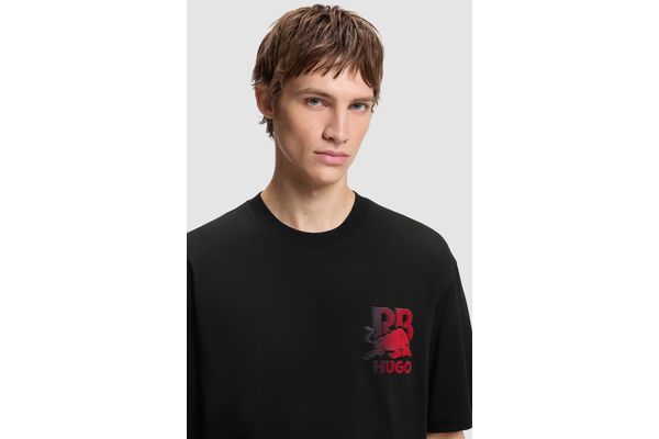 Ανδρικό Donaso T-shirt Μαύρο HUGO 50570832-001