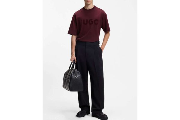 Ανδρικό Dinkee T-Shirt Μπορντό HUGO 50525765-654