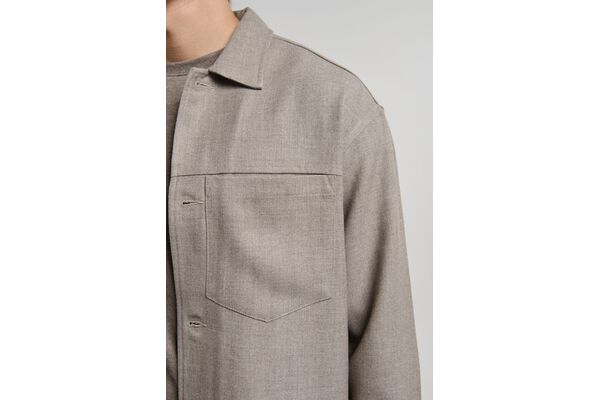Ανδρικό Overshirt Μπεζ Royal Denim SANTO5164-BEIGE