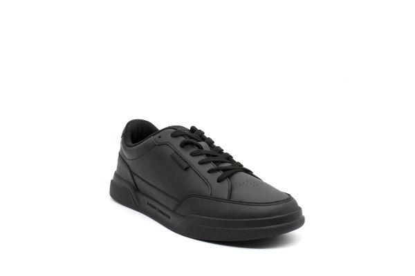Ανδρικά Δερμάτινα Monotype Sneakers Μαύρα Tommy Hilfiger FM0FM05205-BDS